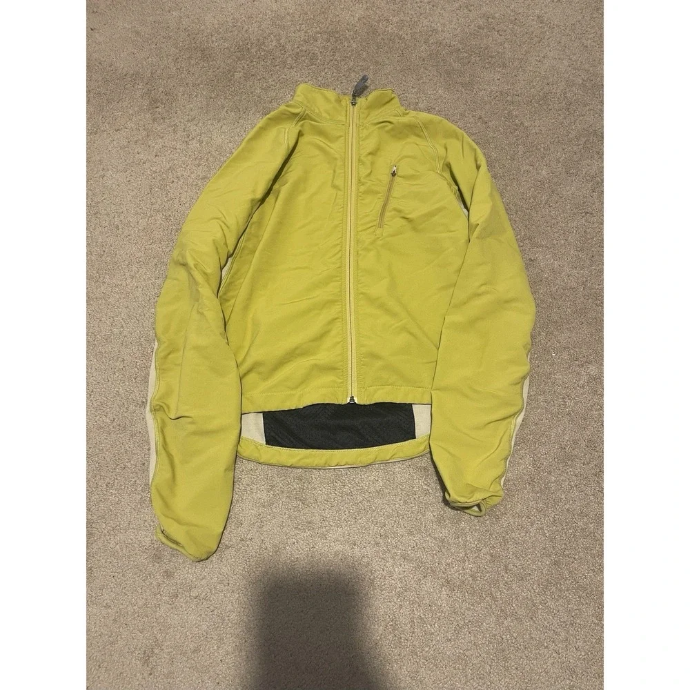 IBEX Men's CLIMAWOOL Full Zip Merino Jacket Yellow Sz Medium